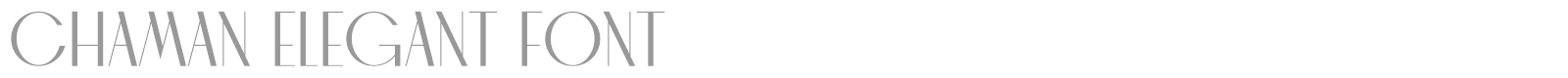 Chaman Elegant font preview